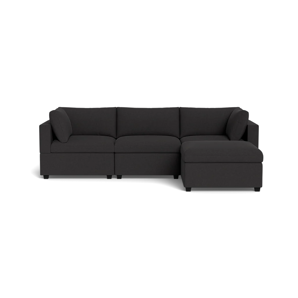 Kova Box Cushion Sofa 122" + Ottoman - Image 27