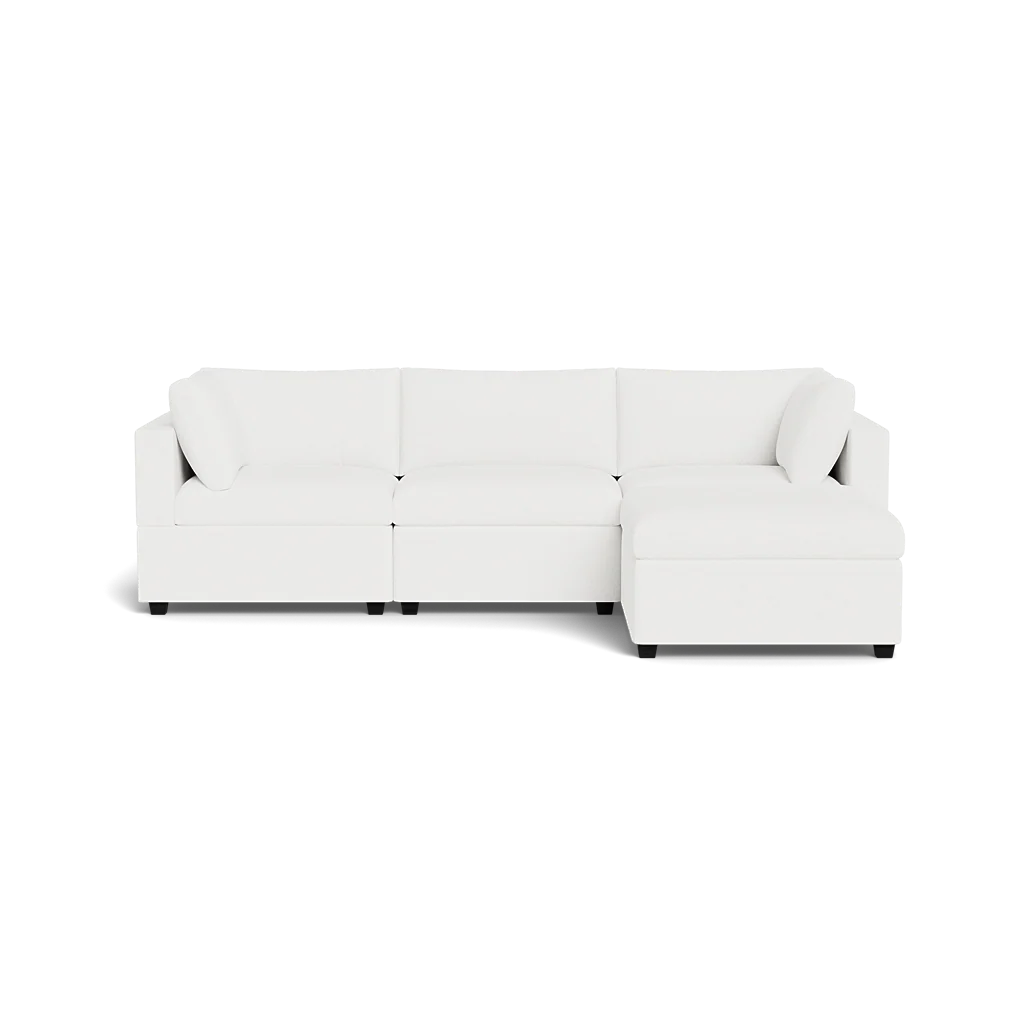 Kova Box Cushion Sofa 122" + Ottoman - Image 29