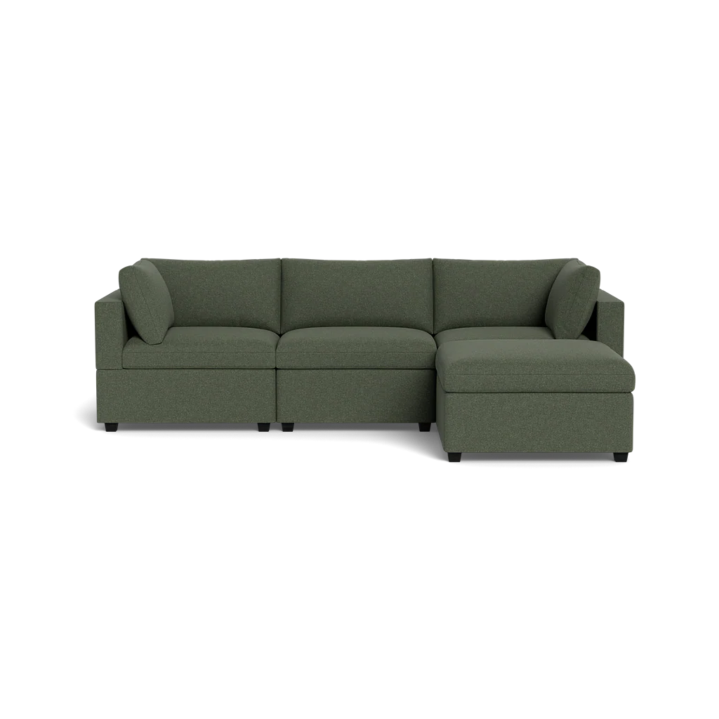 Kova Box Cushion Sofa 122" + Ottoman - Image 30
