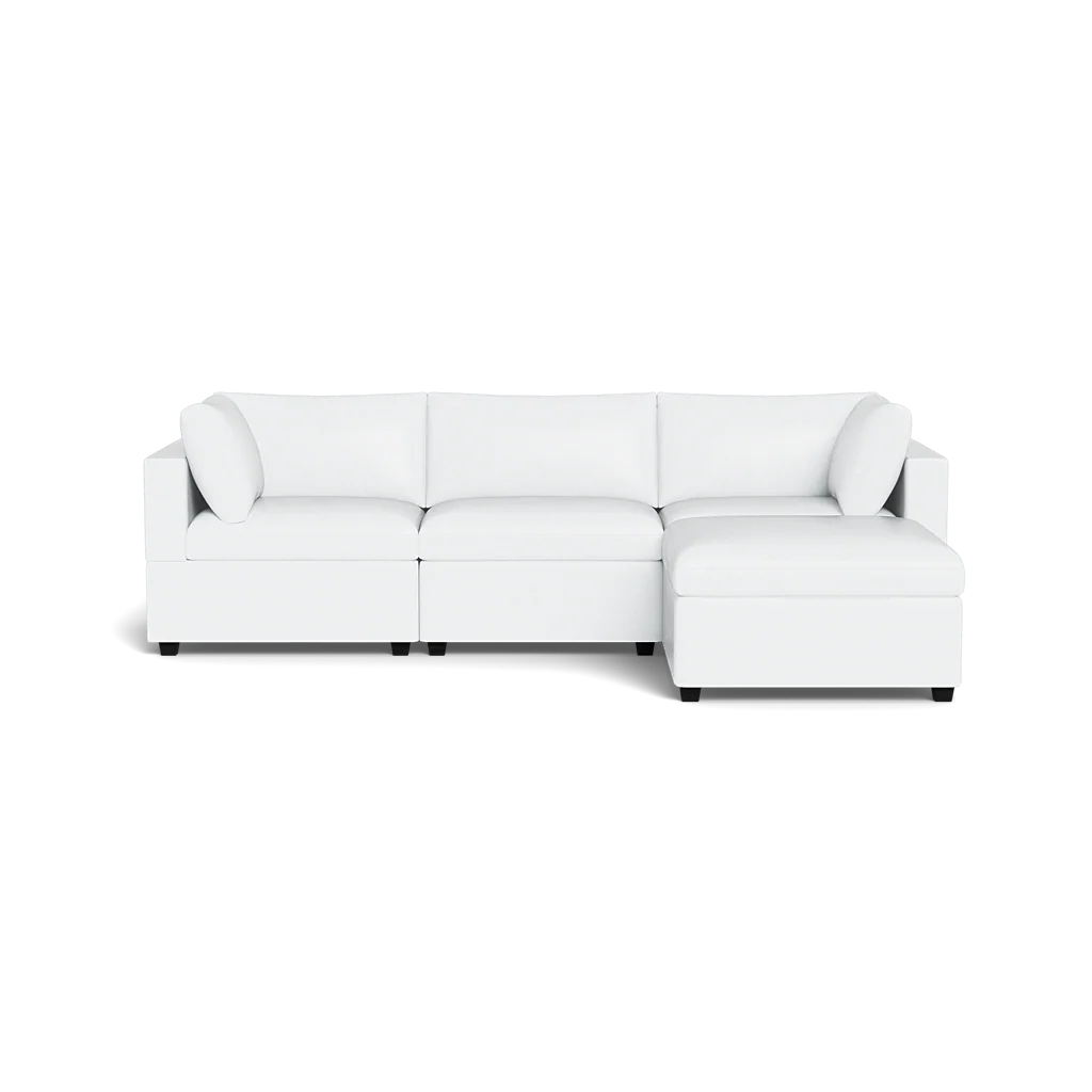Kova Box Cushion Sofa 122" + Ottoman - Image 32