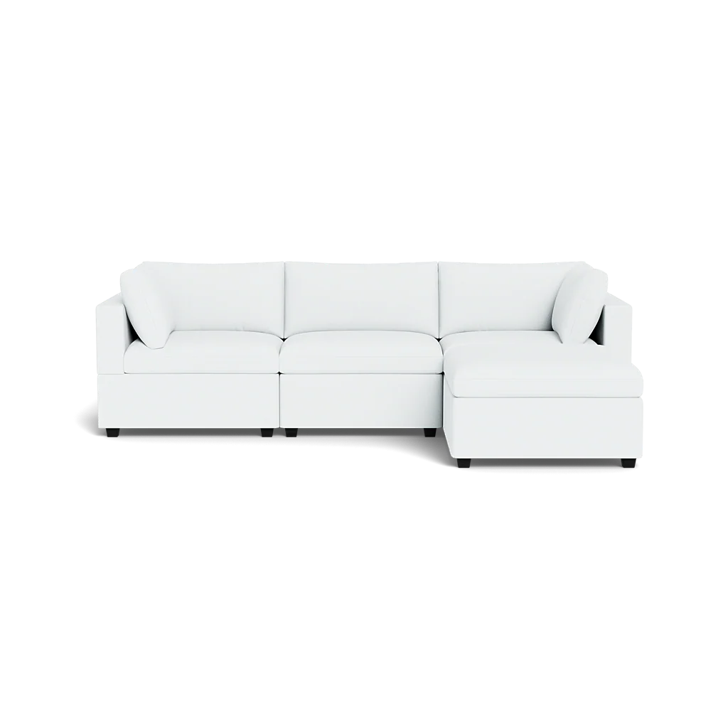 Kova Box Cushion Sofa 122" + Ottoman - Image 34