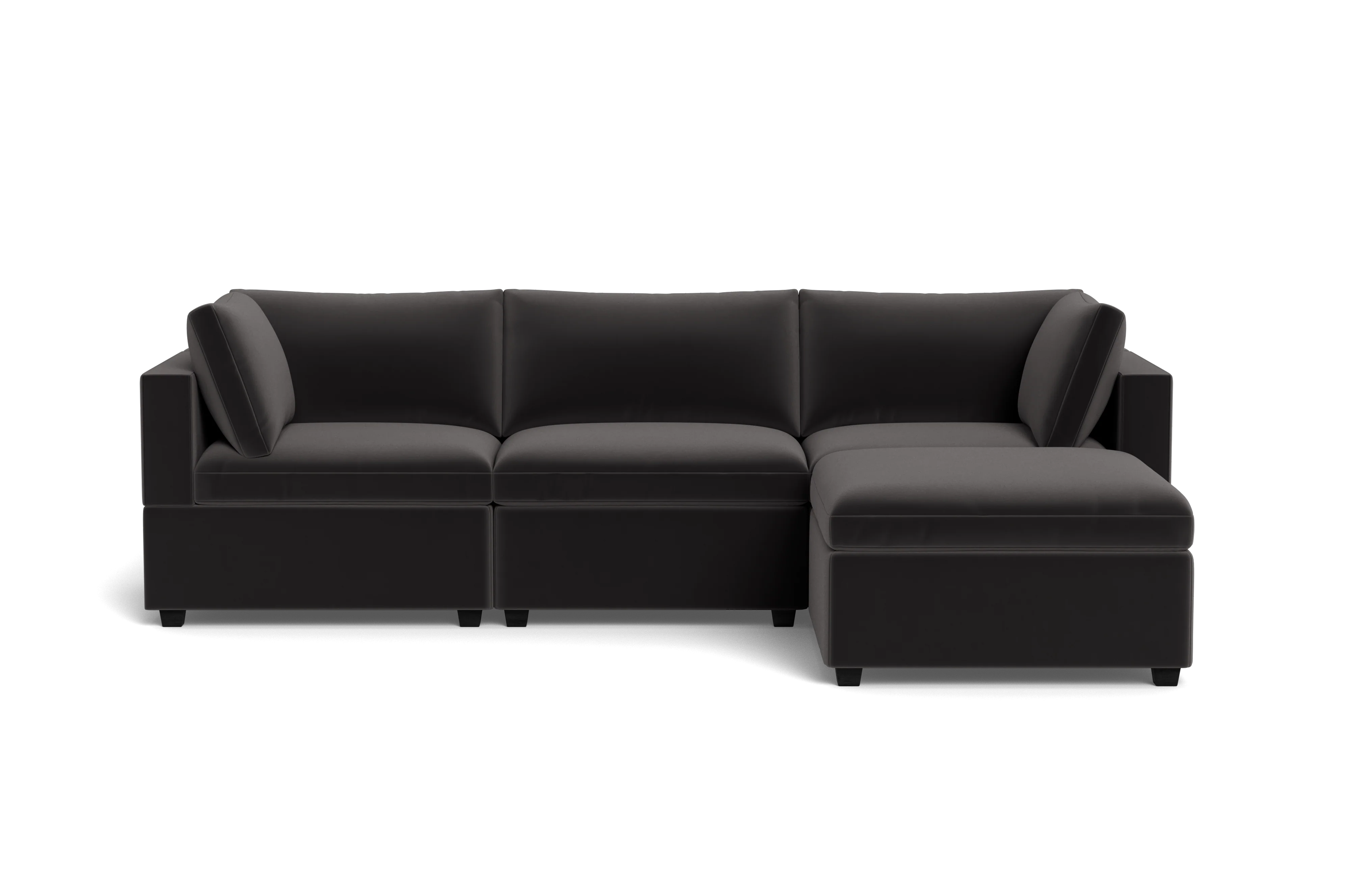 Kova Box Cushion Sofa 122" + Ottoman - Image 41