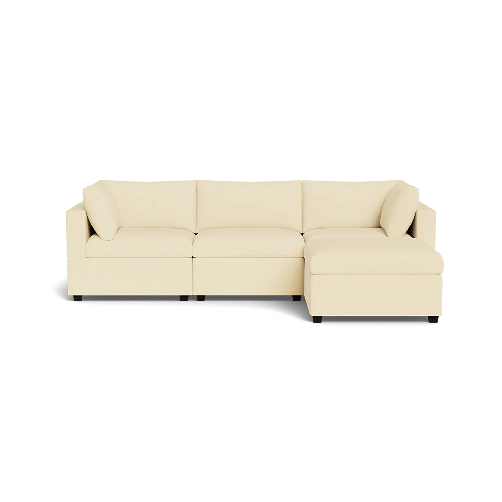 Kova Box Cushion Sofa 122" + Ottoman - Image 9